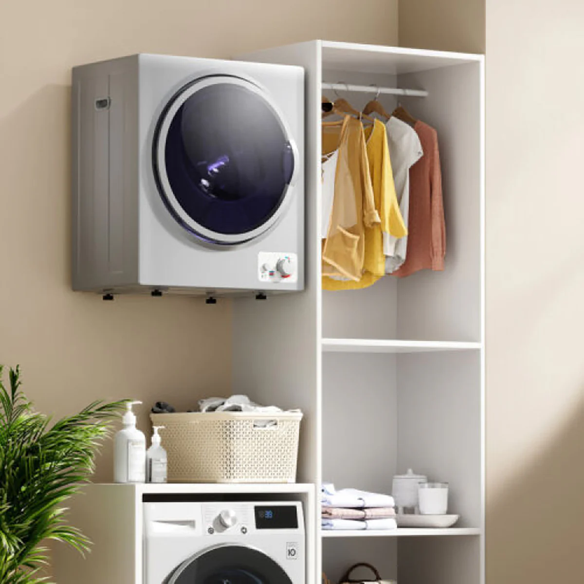 1.5 Cu. Ft. Compact Electric Clothes Dryer - Image 8