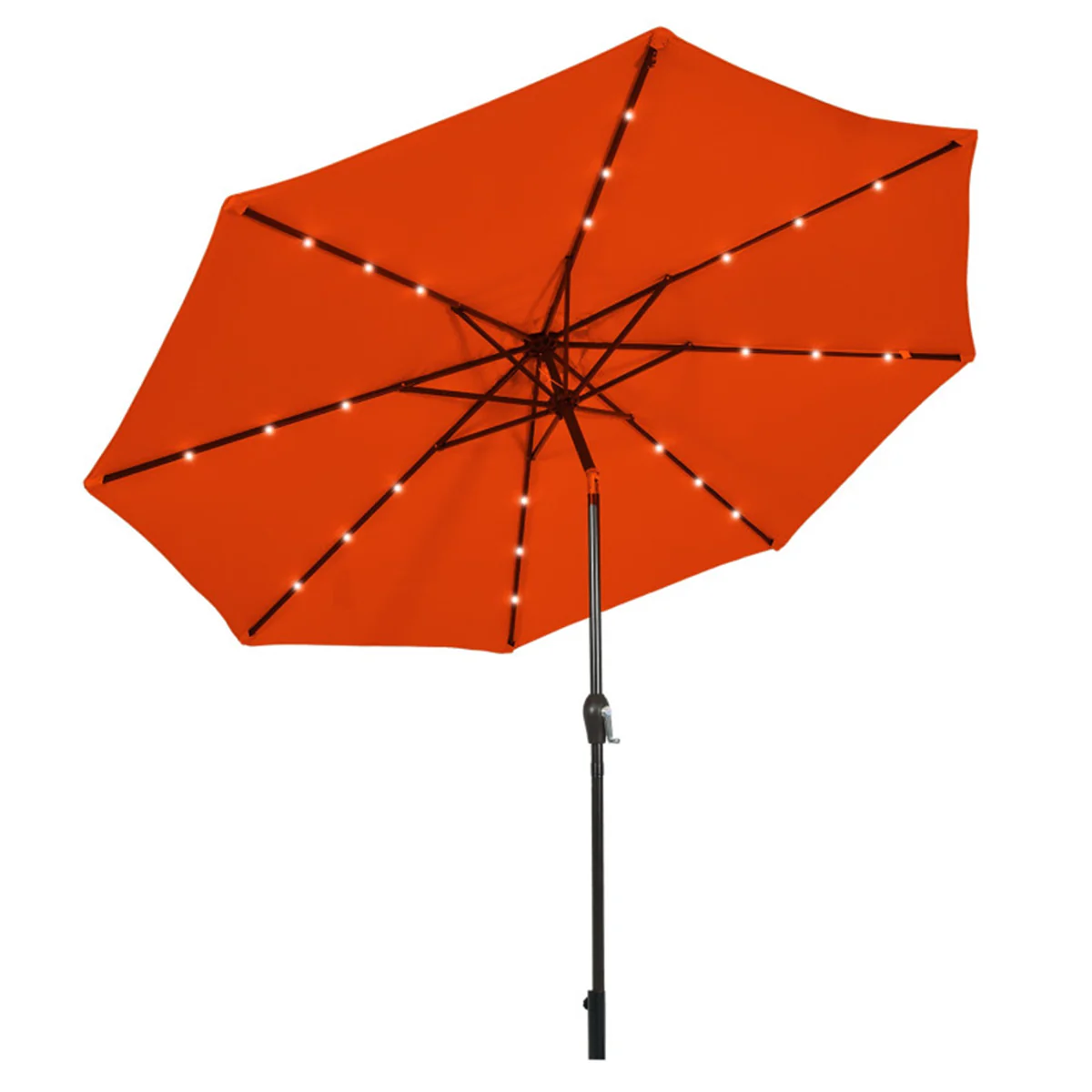10' Cantilever Patio Umbrella with Solar Powered Lights - Image 22