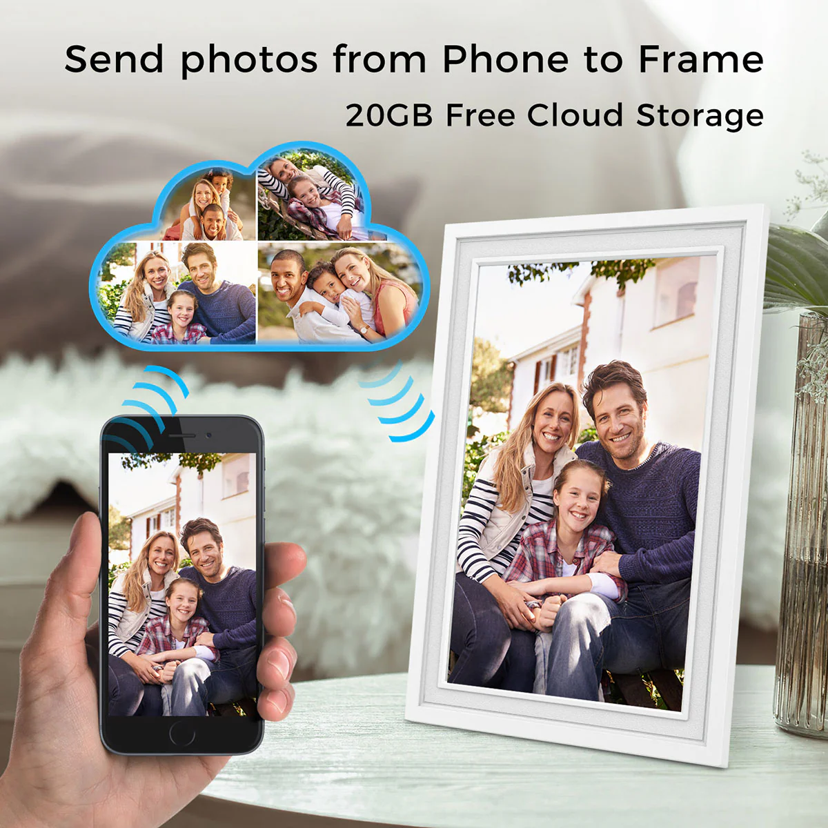 10'' Digital Smart Photo Frame - Image 12