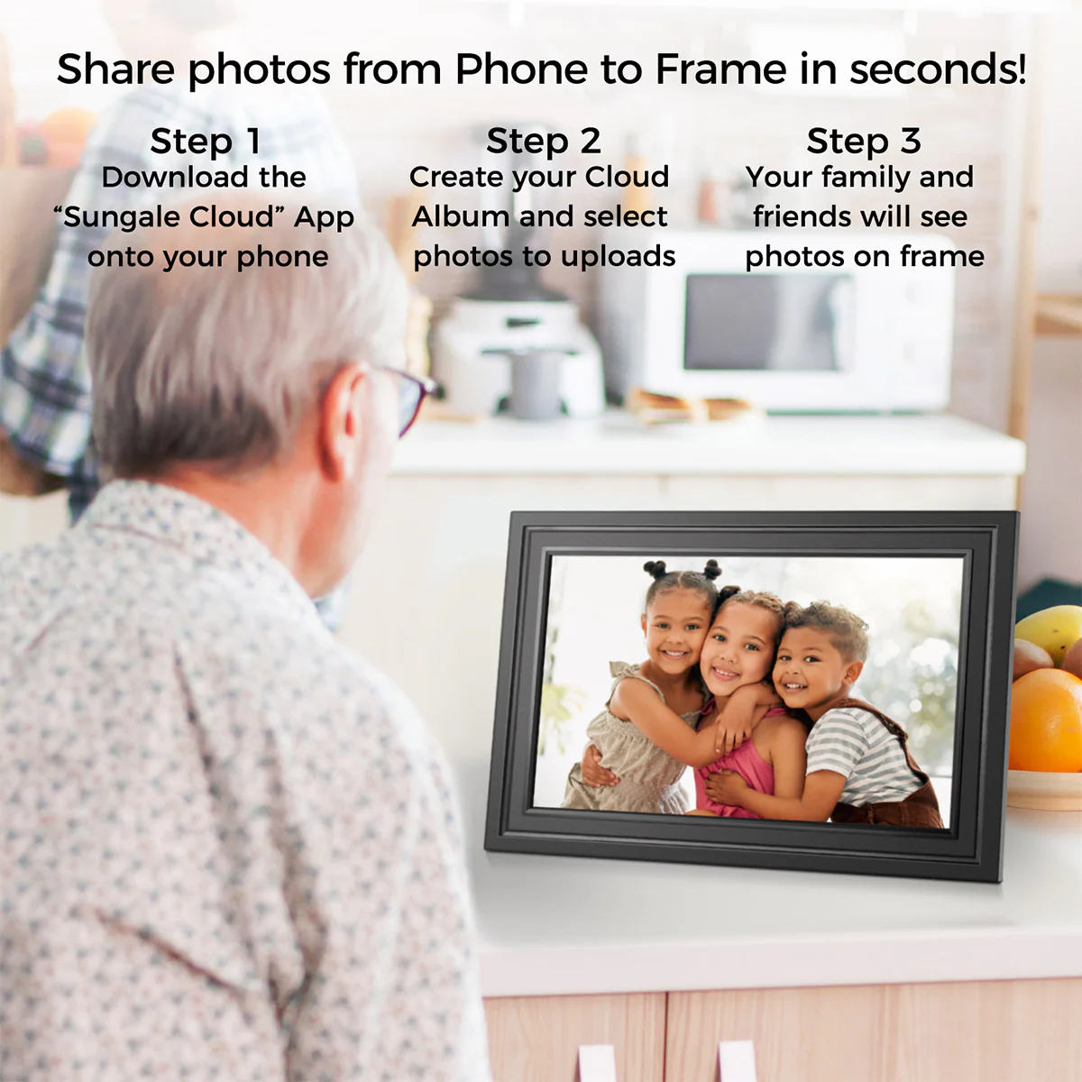10'' Digital Smart Photo Frame - Image 4