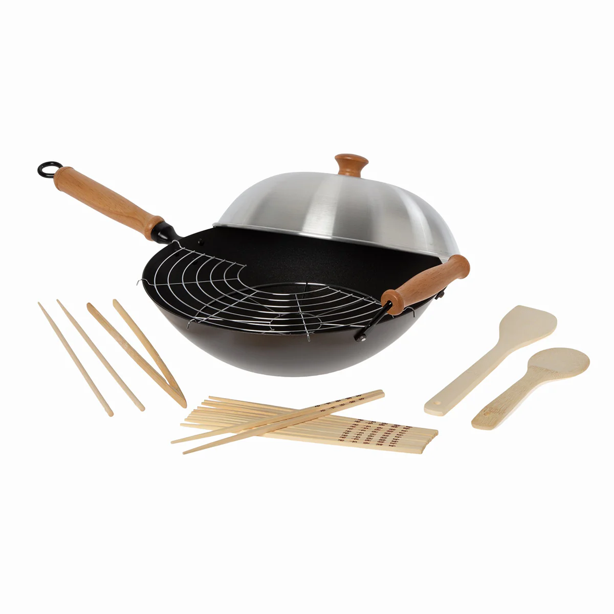 10-Piece 14'' Nonstick Wok Set - Image 2