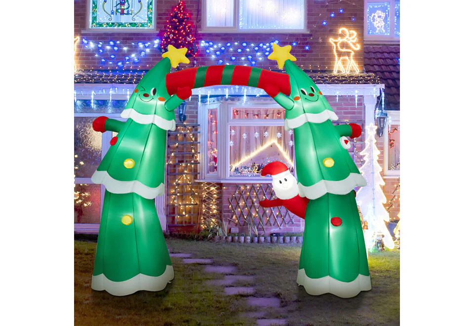 11-Ft. Inflatable Christmas Tree Archway - Image 3