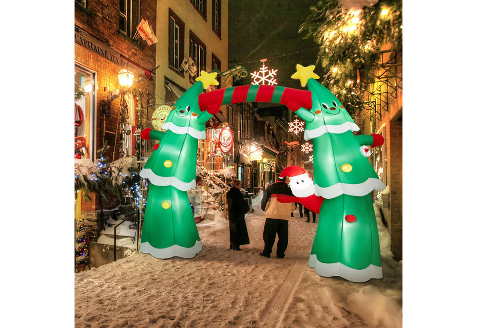 11-Ft. Inflatable Christmas Tree Archway - Image 9
