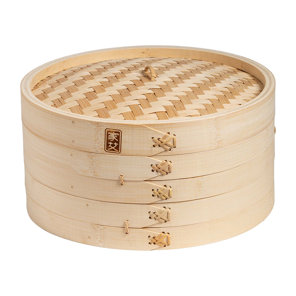 12'' 2-Tier Bamboo Steamer Baskets - Image 12