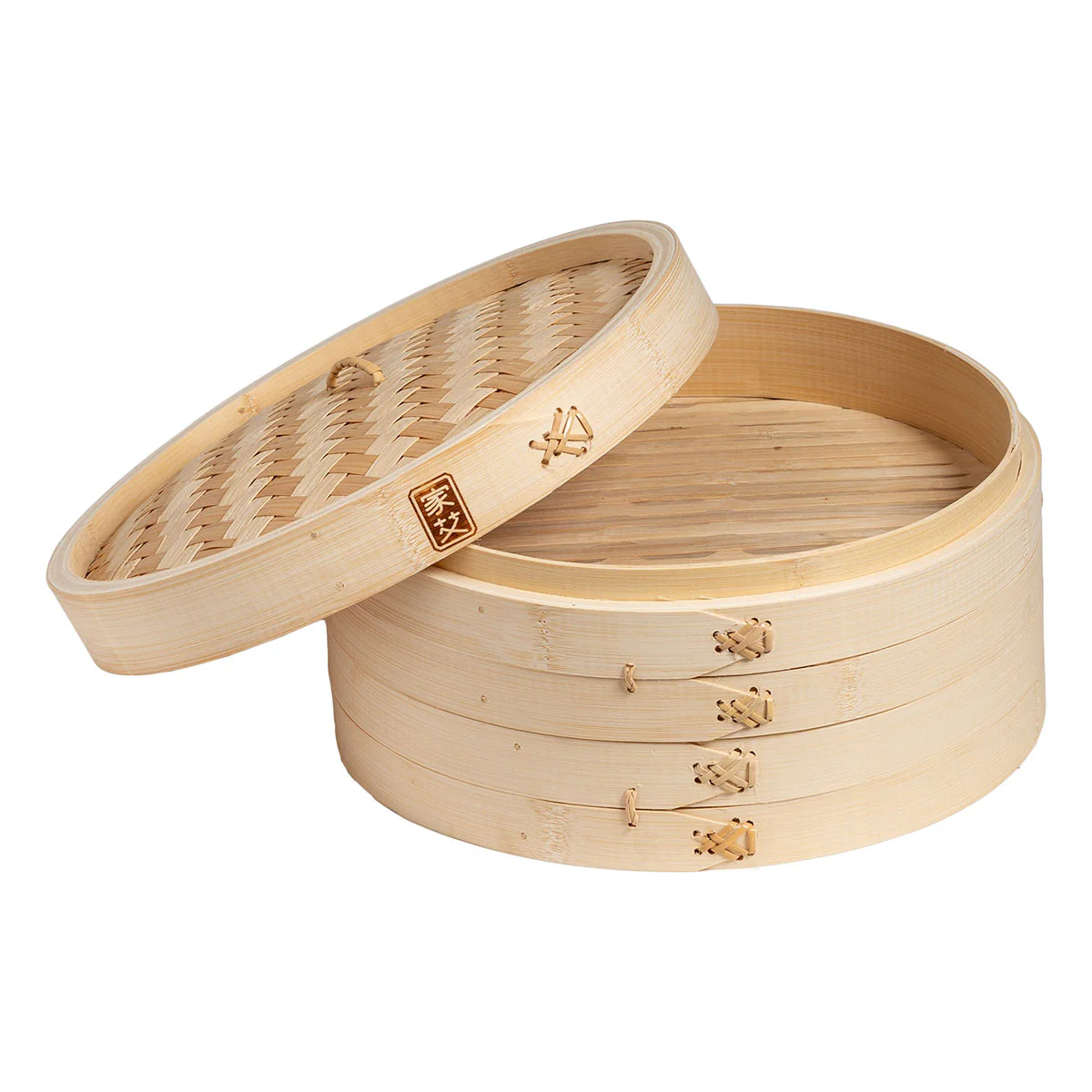 12'' 2-Tier Bamboo Steamer Baskets - Image 13