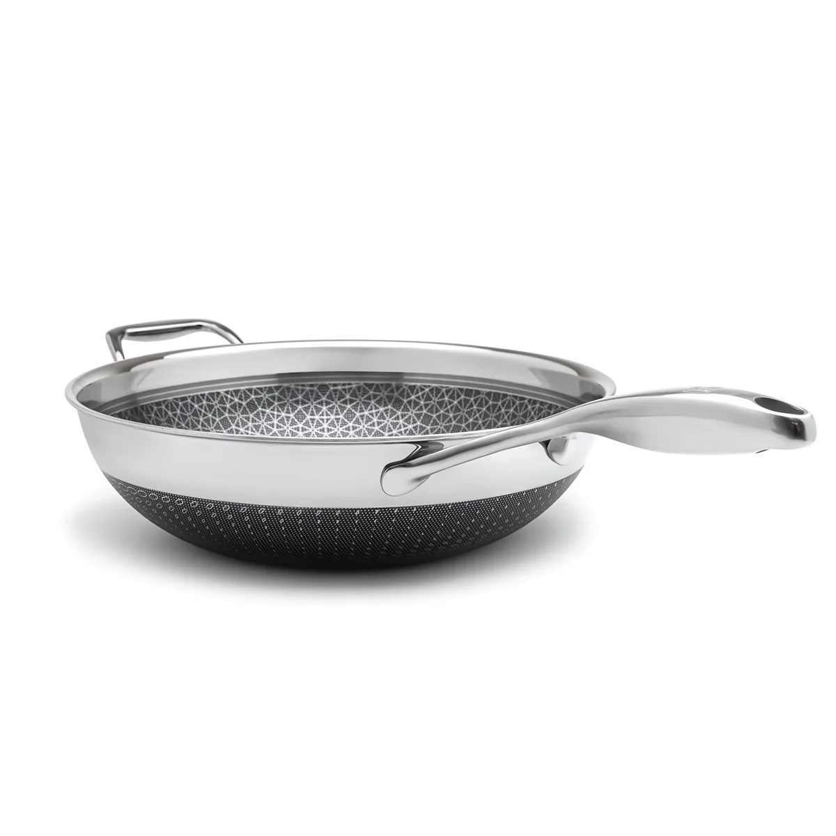 12'' Stainless Hybrid Nonstick Wok - Image 5