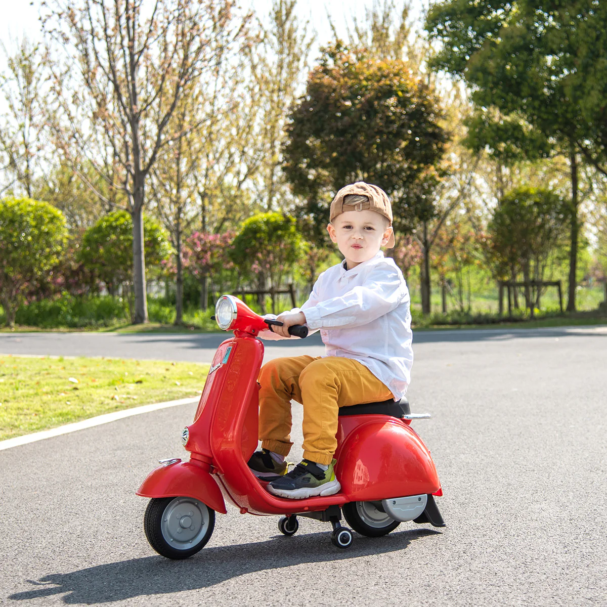 12V E-Vespa Ride-On Scooter - Image 7