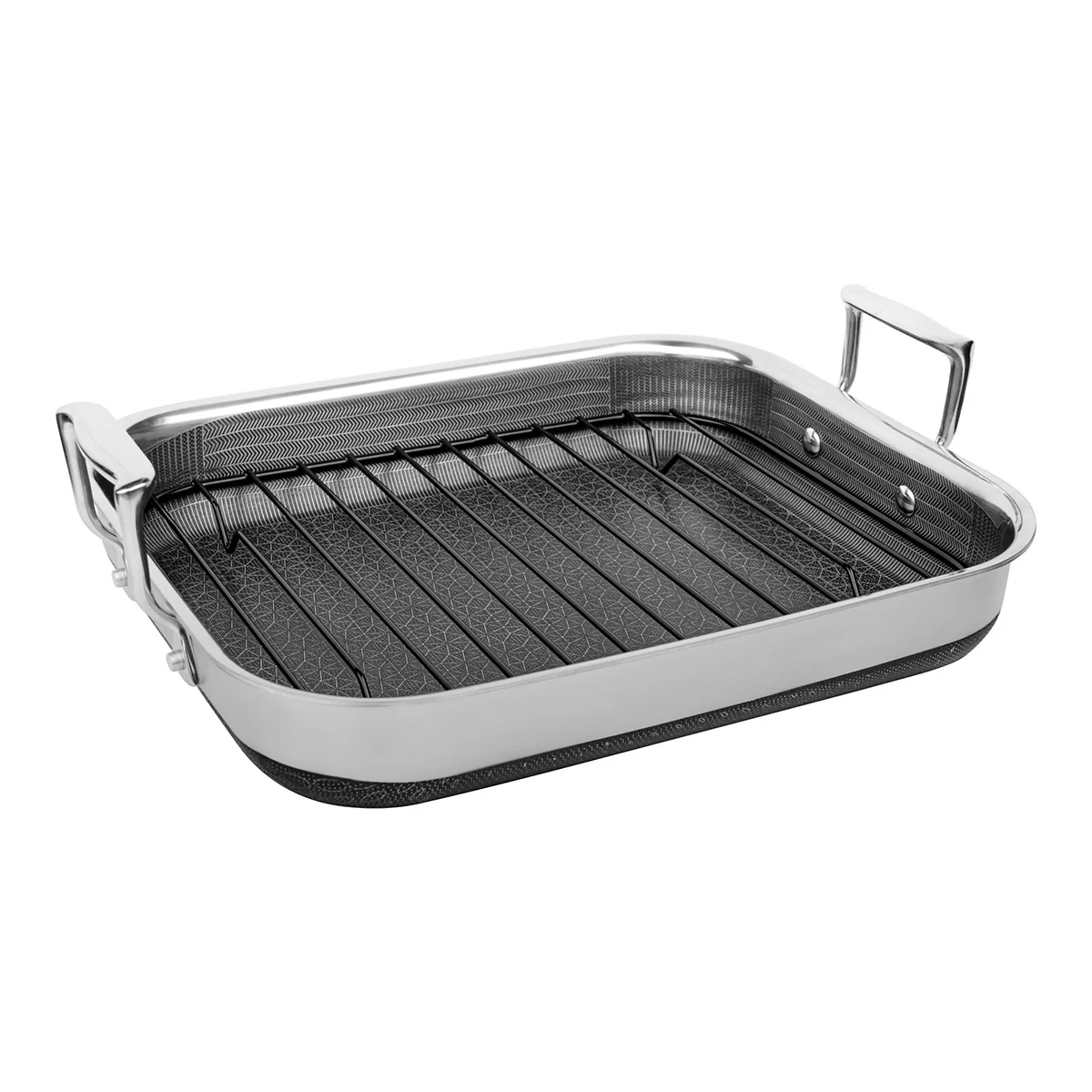 14'' Hybrid Nonstick Roasting Pan with Rack - Image 2