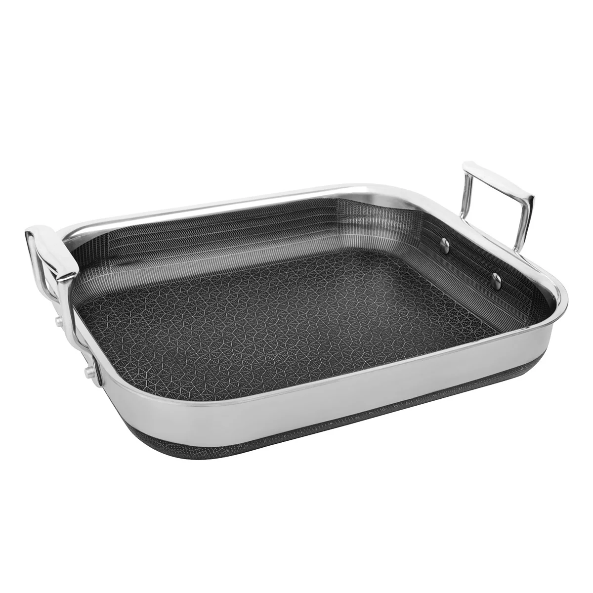 14'' Hybrid Nonstick Roasting Pan with Rack - Image 6