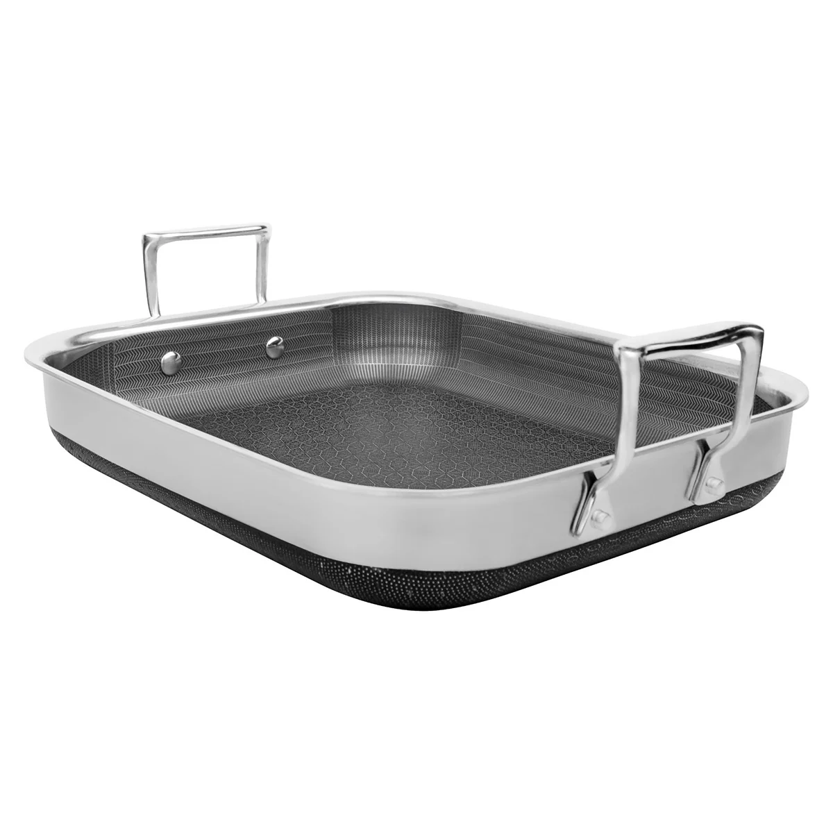 14'' Hybrid Nonstick Roasting Pan with Rack - Image 7