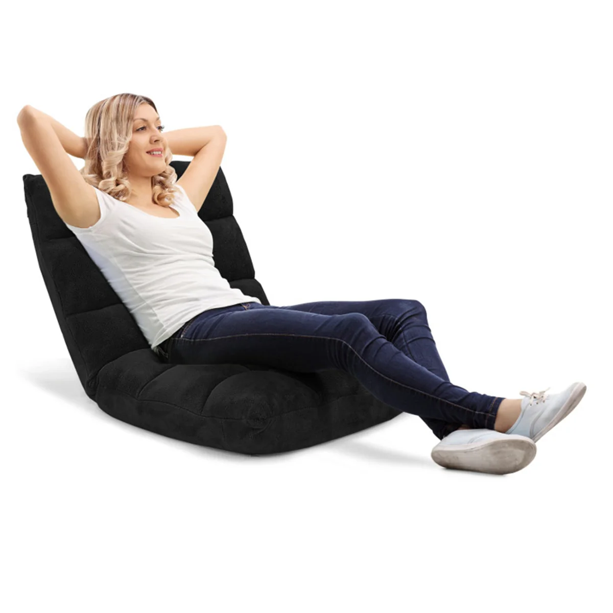 14-Position Adjustable Cushioned Floor Chair - Image 21