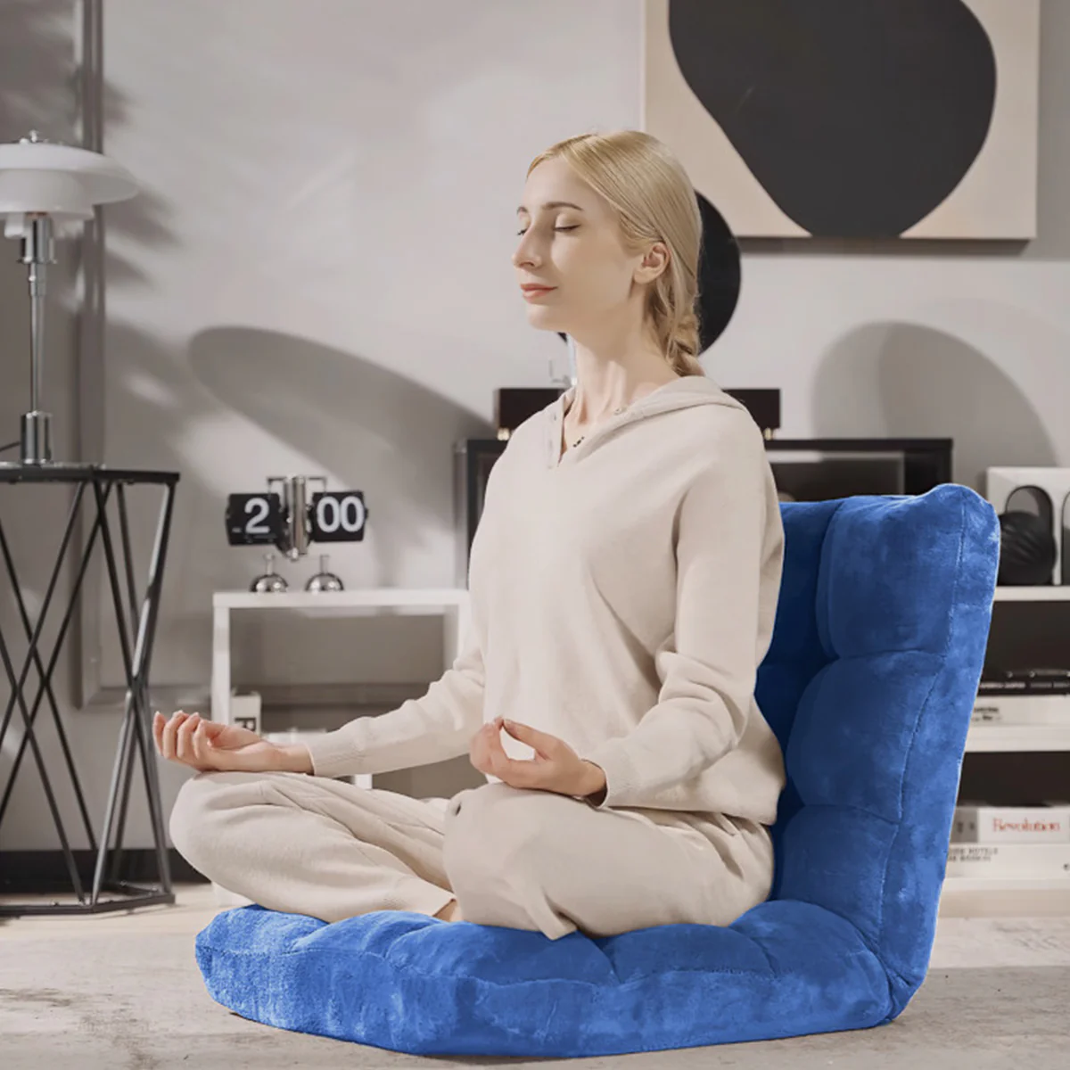 14-Position Adjustable Cushioned Floor Chair - Image 31