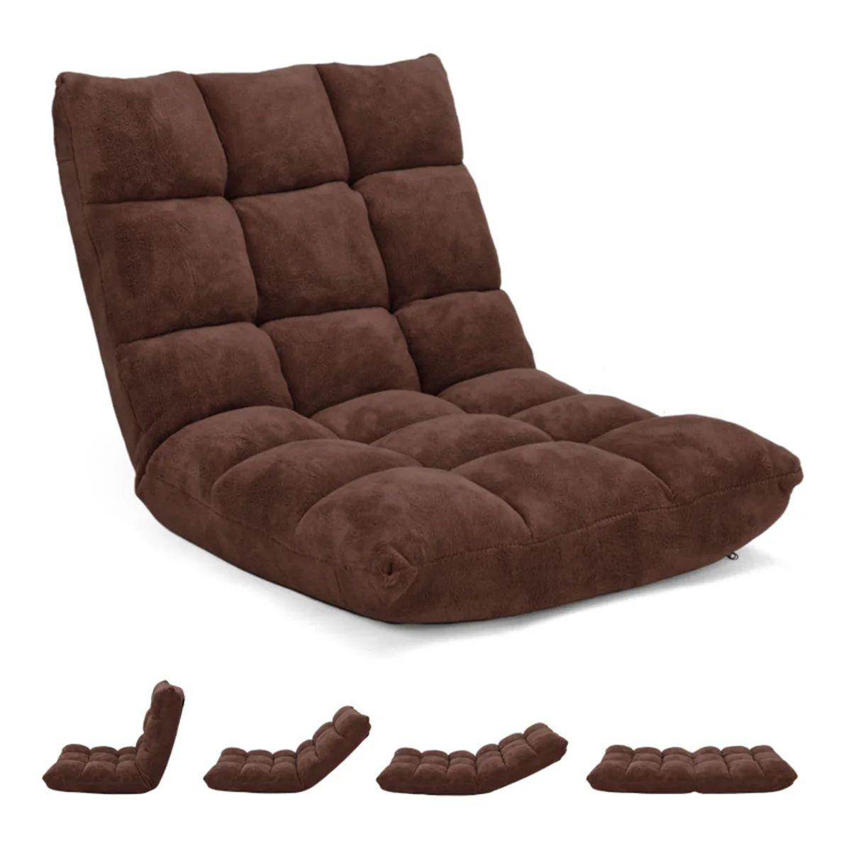 14-Position Adjustable Cushioned Floor Chair - Image 39