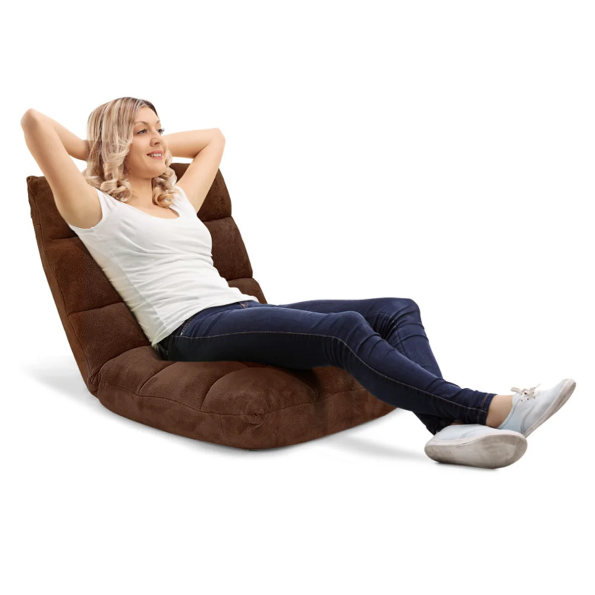 14-Position Adjustable Cushioned Floor Chair - Image 43