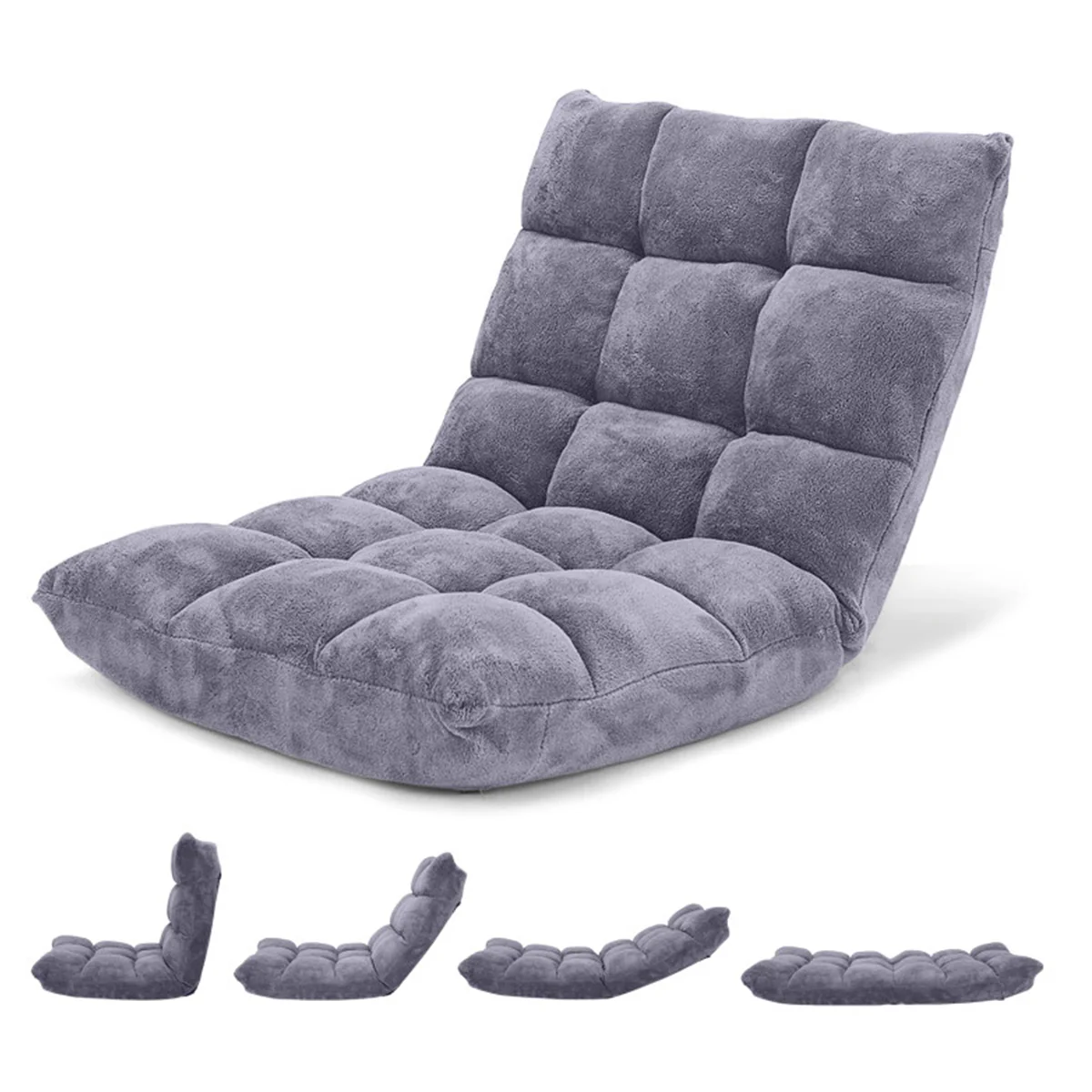 14-Position Adjustable Cushioned Floor Chair - Image 51