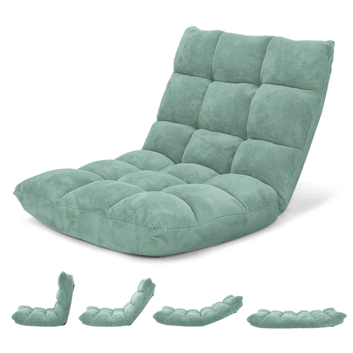 14-Position Adjustable Cushioned Floor Chair - Image 55