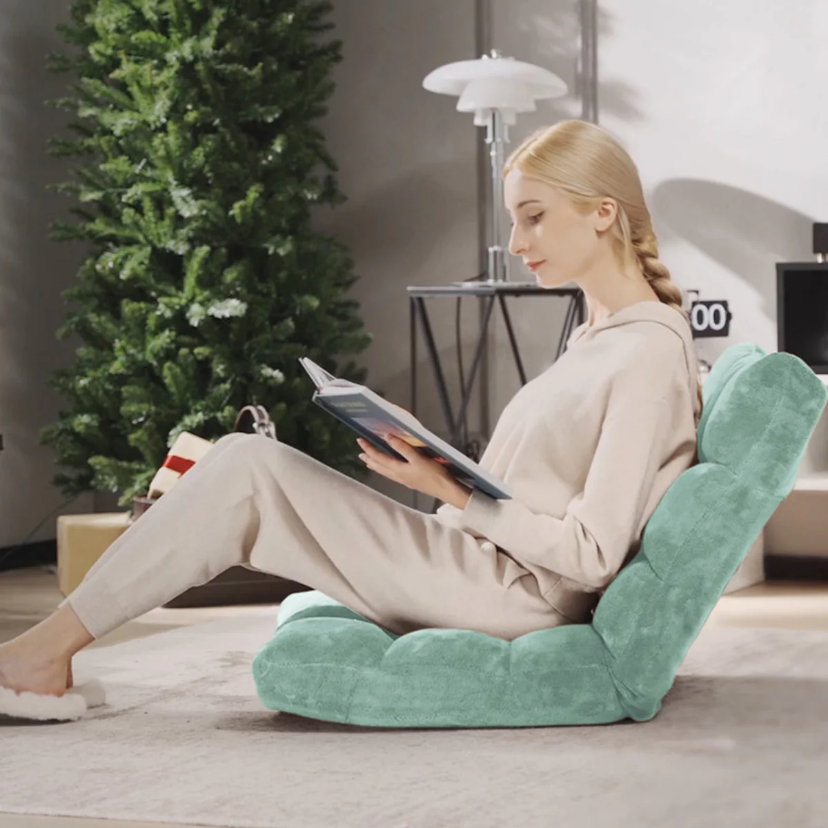14-Position Adjustable Cushioned Floor Chair - Image 64