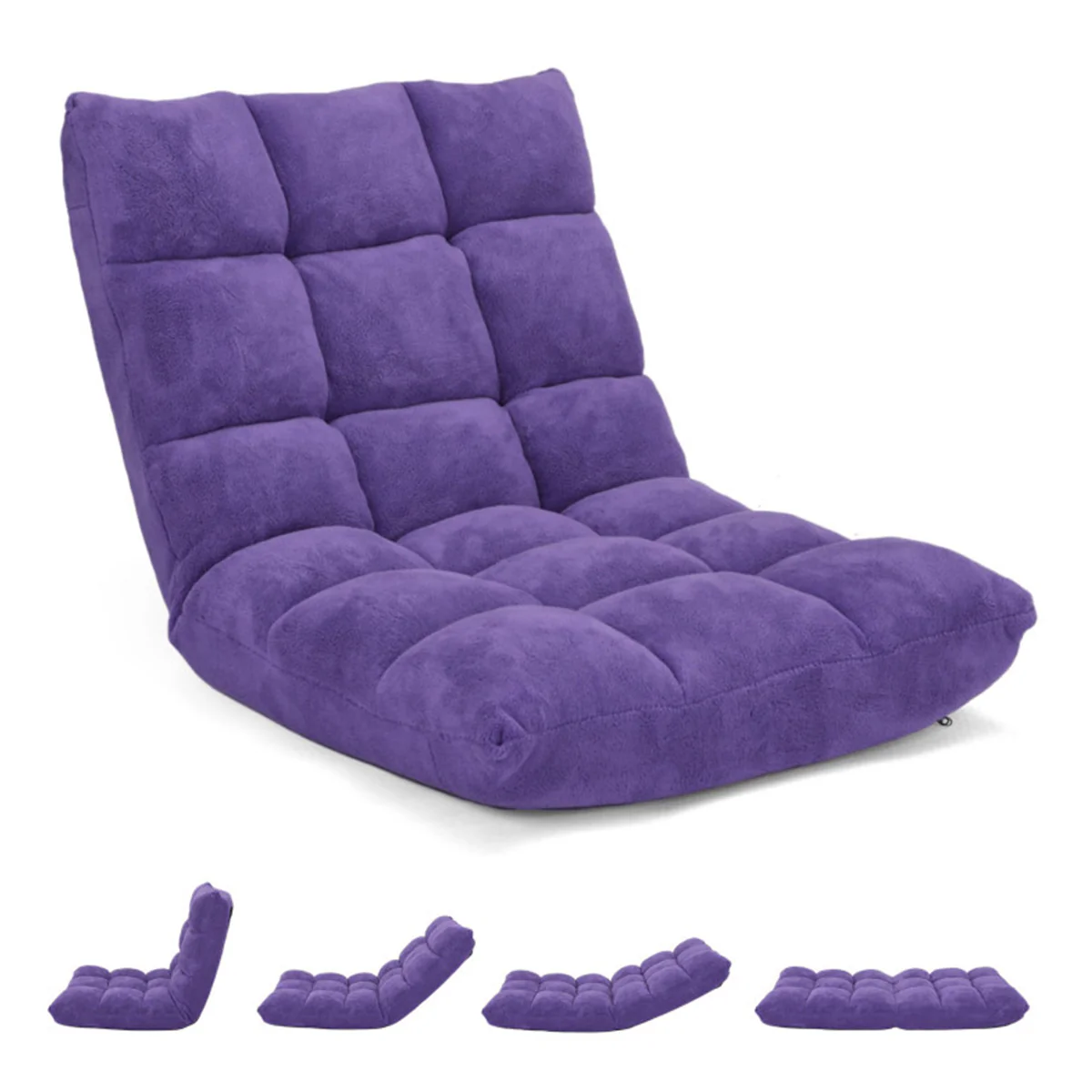 14-Position Adjustable Cushioned Floor Chair - Image 80