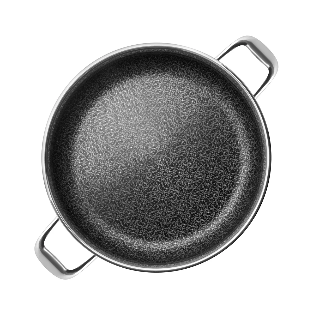 14'' Stainless Hybrid Nonstick Pan - Image 4