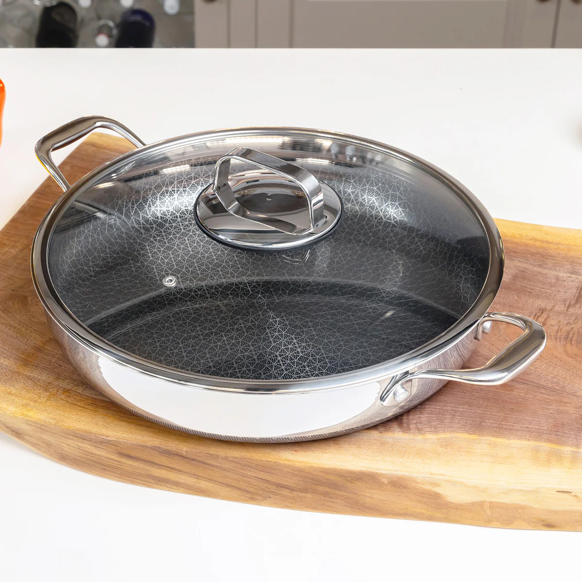 14'' Stainless Hybrid Nonstick Pan - Image 8