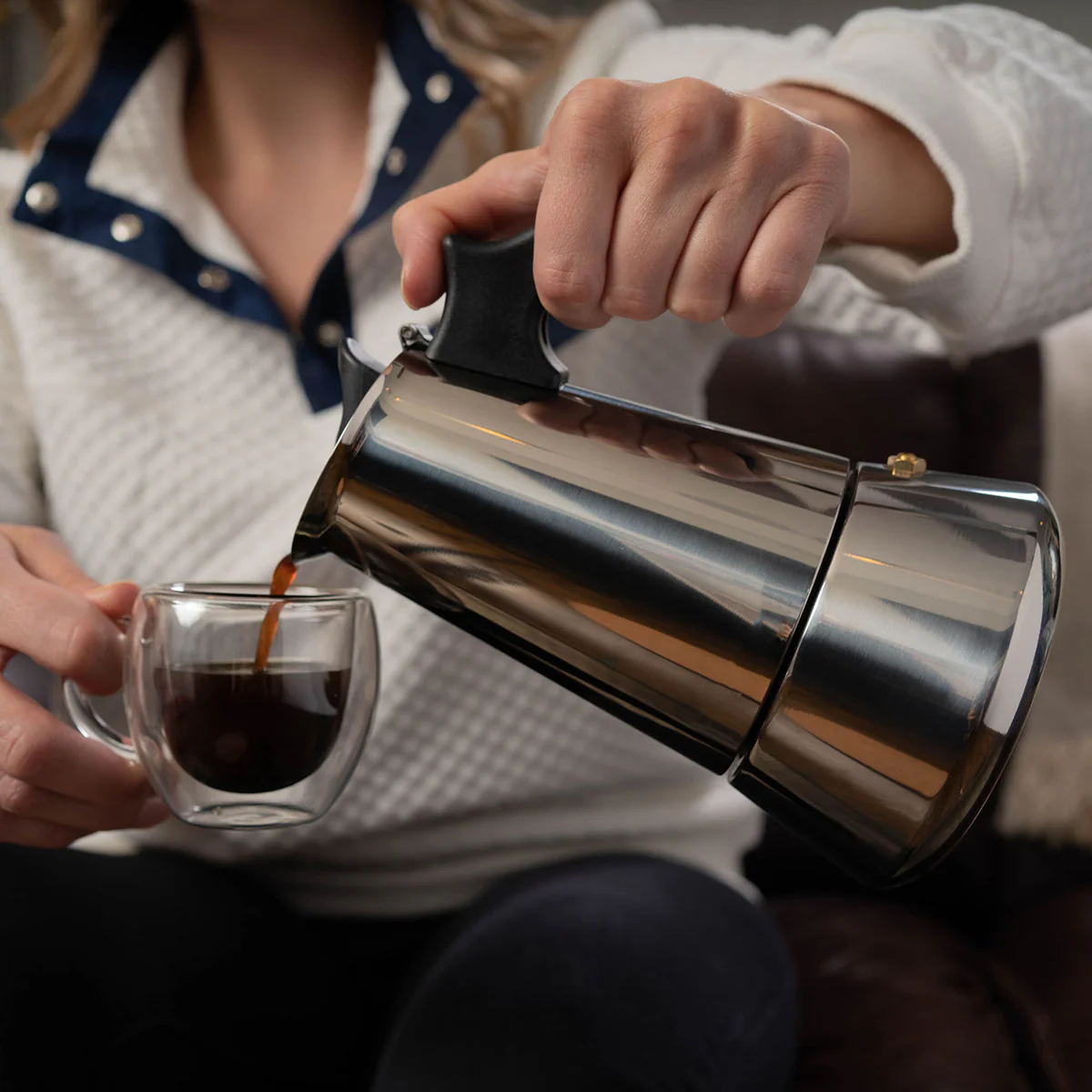 150 mL Stainless Steel Espresso Maker - Image 8