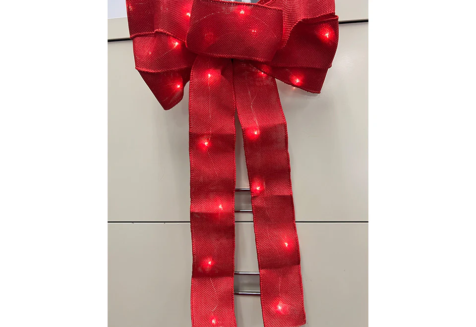 18” Cordless Light-Up Holiday Ribbon - Image 7
