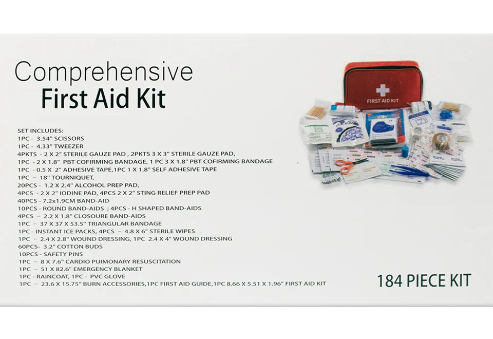184 Piece First Aid Kit - Image 3