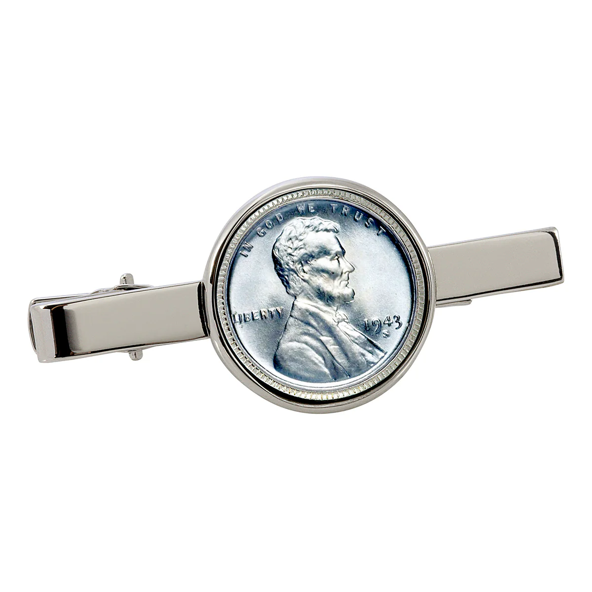 1943 Lincoln Steel Penny Tie Clip