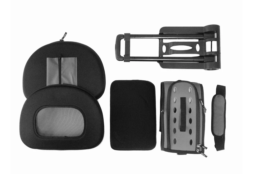 2-in-1 Tough-Shell Wheeled Pet Carrier - Image 7