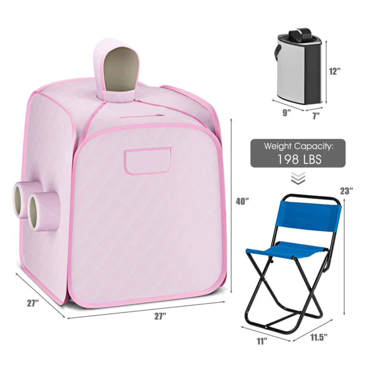 2-Person Portable Steam Sauna - Image 12