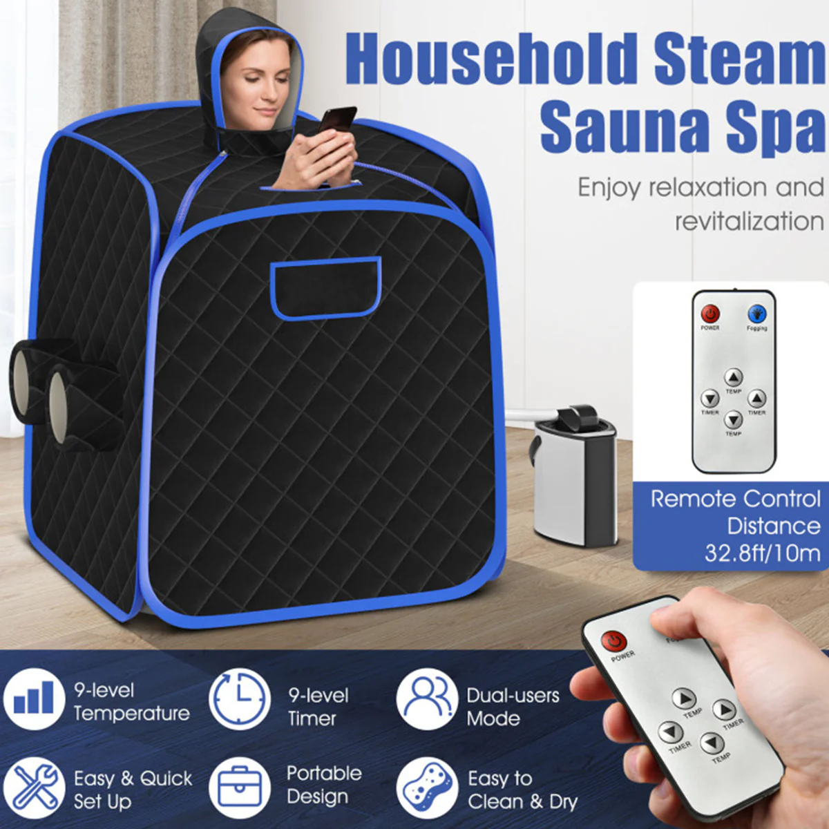 2-Person Portable Steam Sauna - Image 24