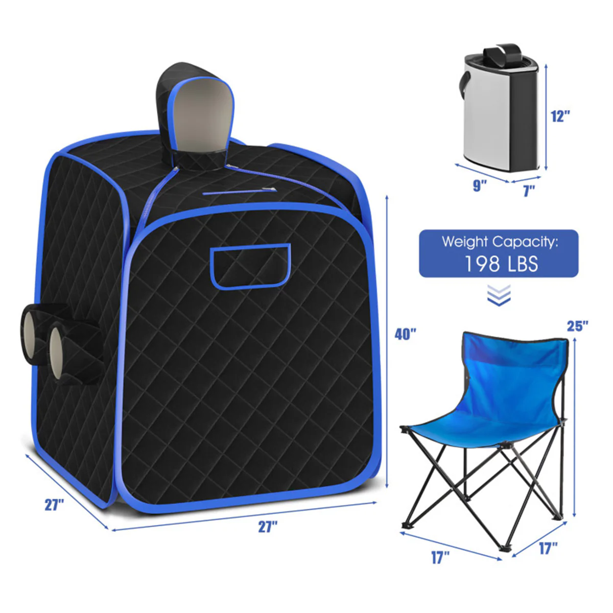 2-Person Portable Steam Sauna - Image 34