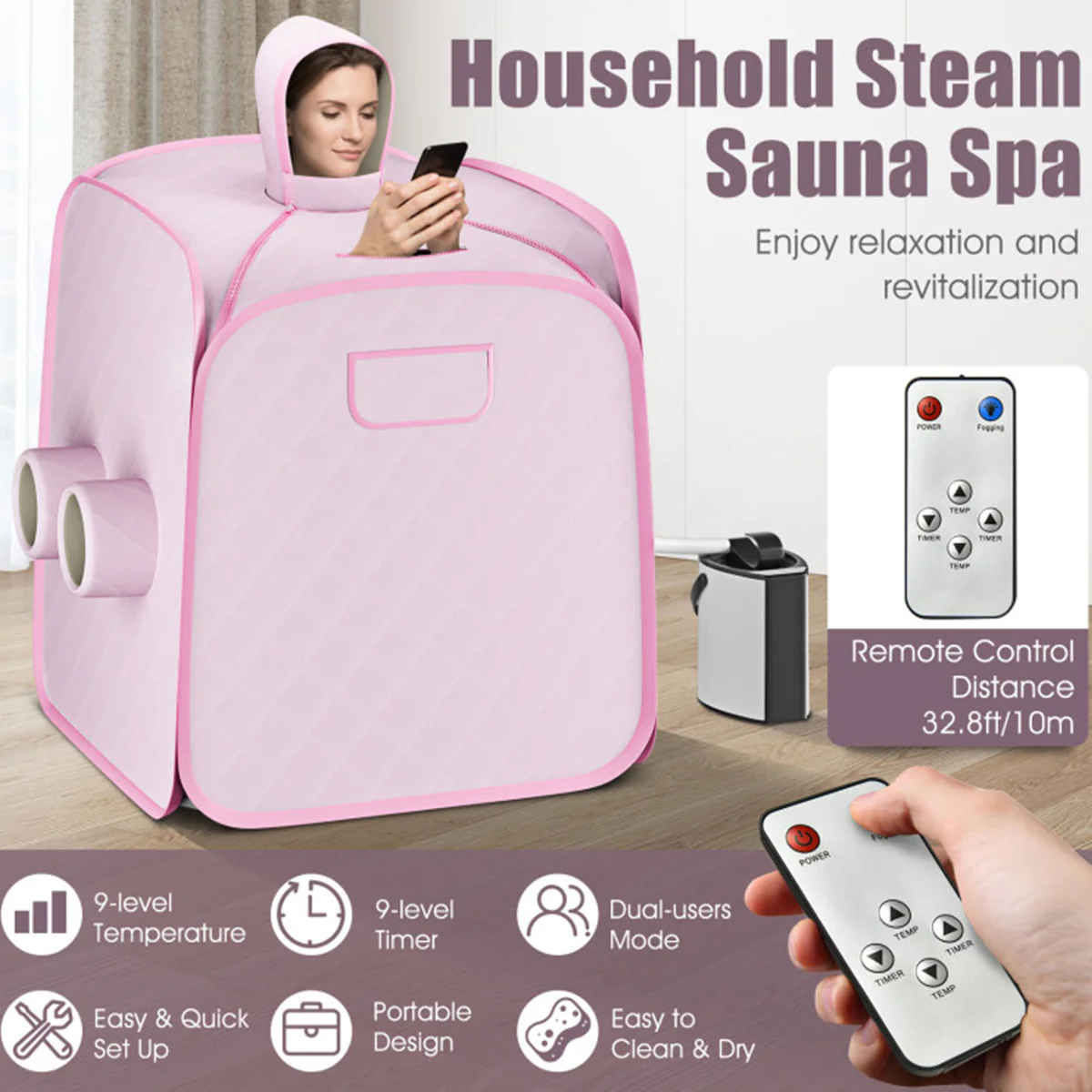 2-Person Portable Steam Sauna - Image 8