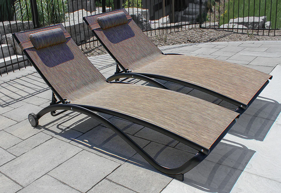 2-Piece Glendale Pool Lounger with Wheels - Image 5