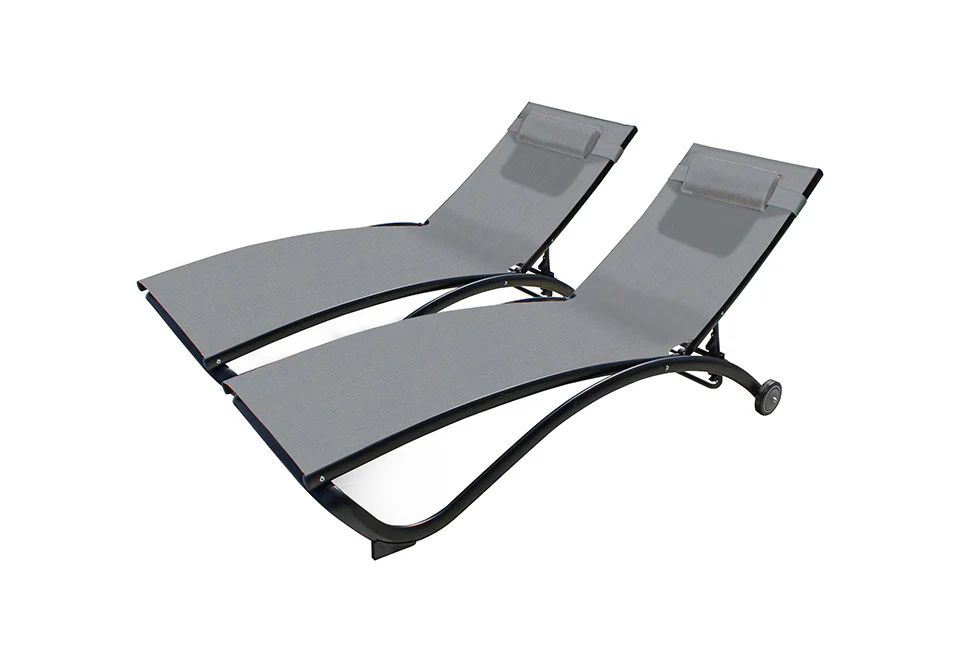 2-Piece Glendale Pool Lounger with Wheels - Image 6