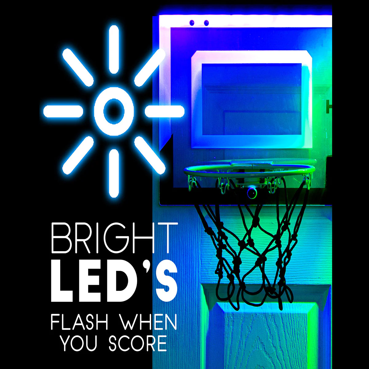 2-Player Light-Up Basketball Hoop - Image 7