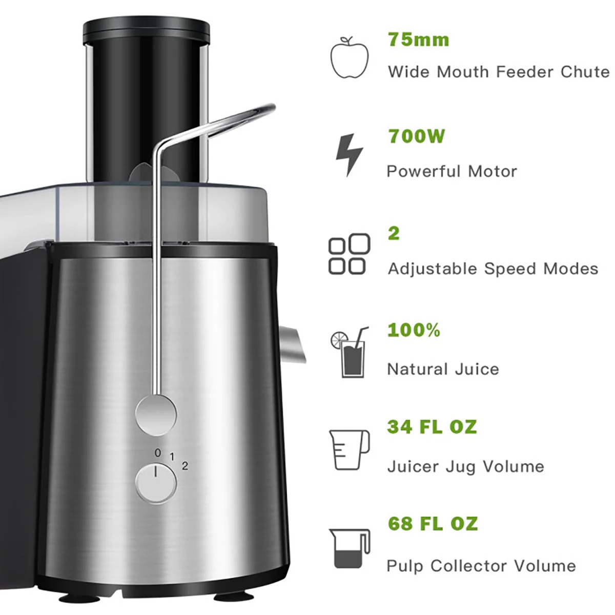 2-Speed Electric Juice Press - Image 7