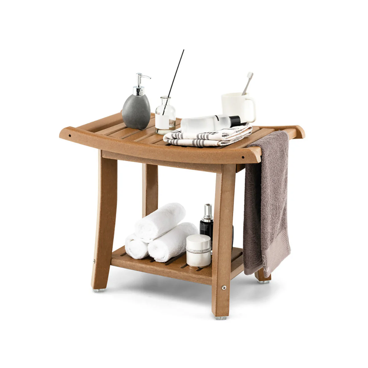 2-Tier Bathroom Shower Bench - Image 2