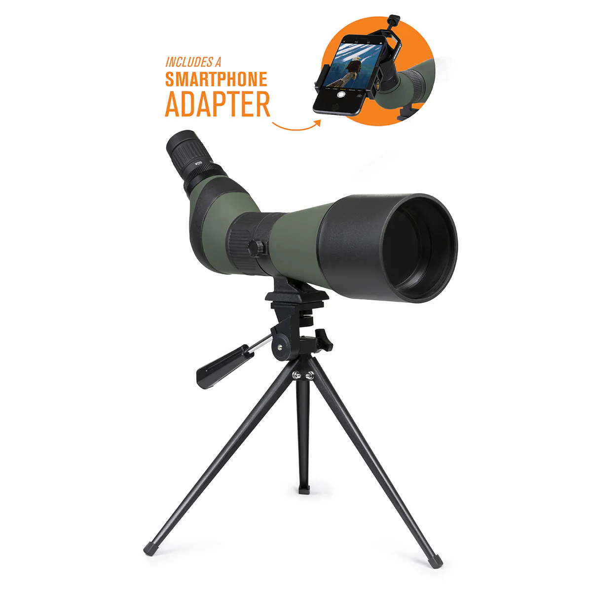 20x-60x Spotting Scope with Smartphone Adapter - Image 4