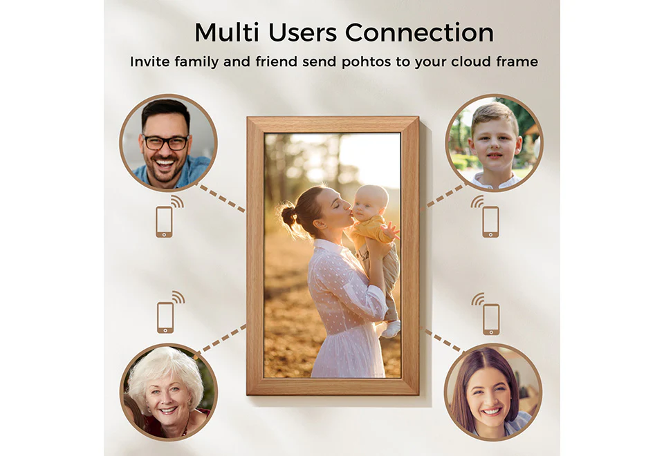 21.5'' Digital Smart Photo Frame - Image 4