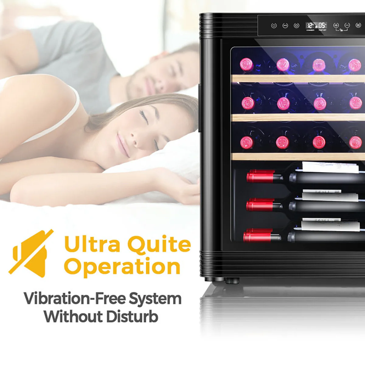 21 Bottle Compressor Wine Cooler Refrigerator - Image 8