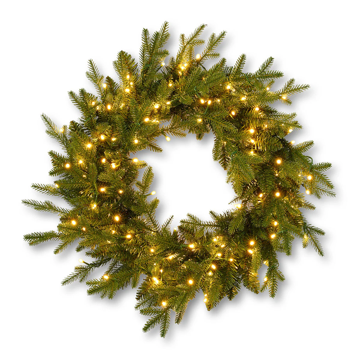 24'' Pine Christmas Wreath - Image 2