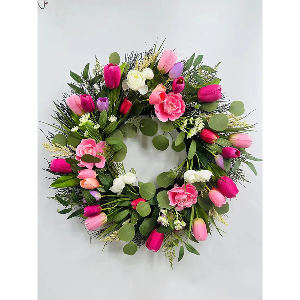 24'' Solar LED Wreath - Image 3