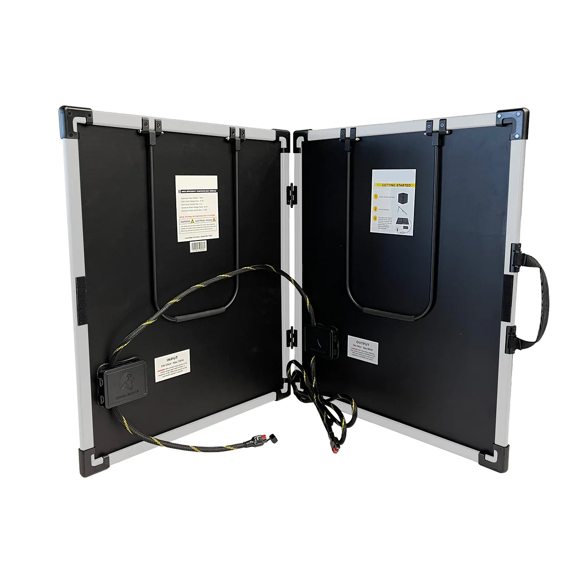 24V 100W Portable Solar Panel for 3000W Portable Electric Generator - Image 7