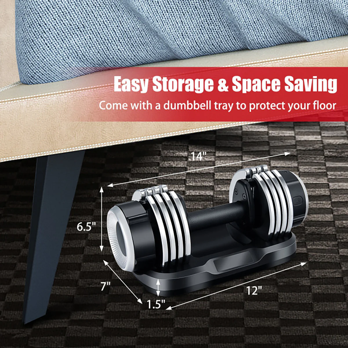 25 lb. Adjustable Dumbbell - Image 7