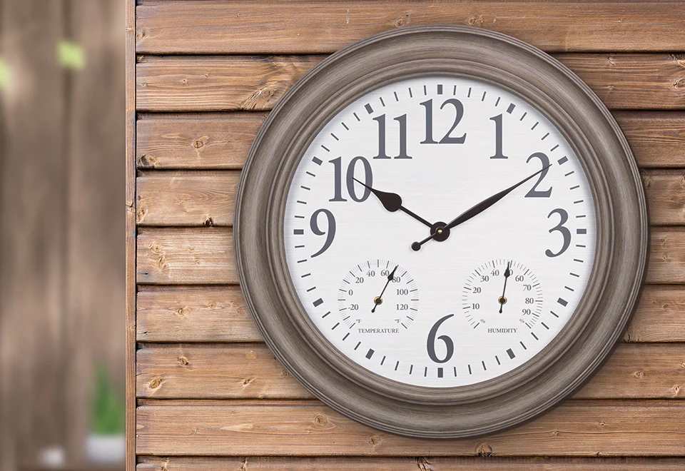 26.2'' Indoor/Outdoor Wall Clock - Image 3