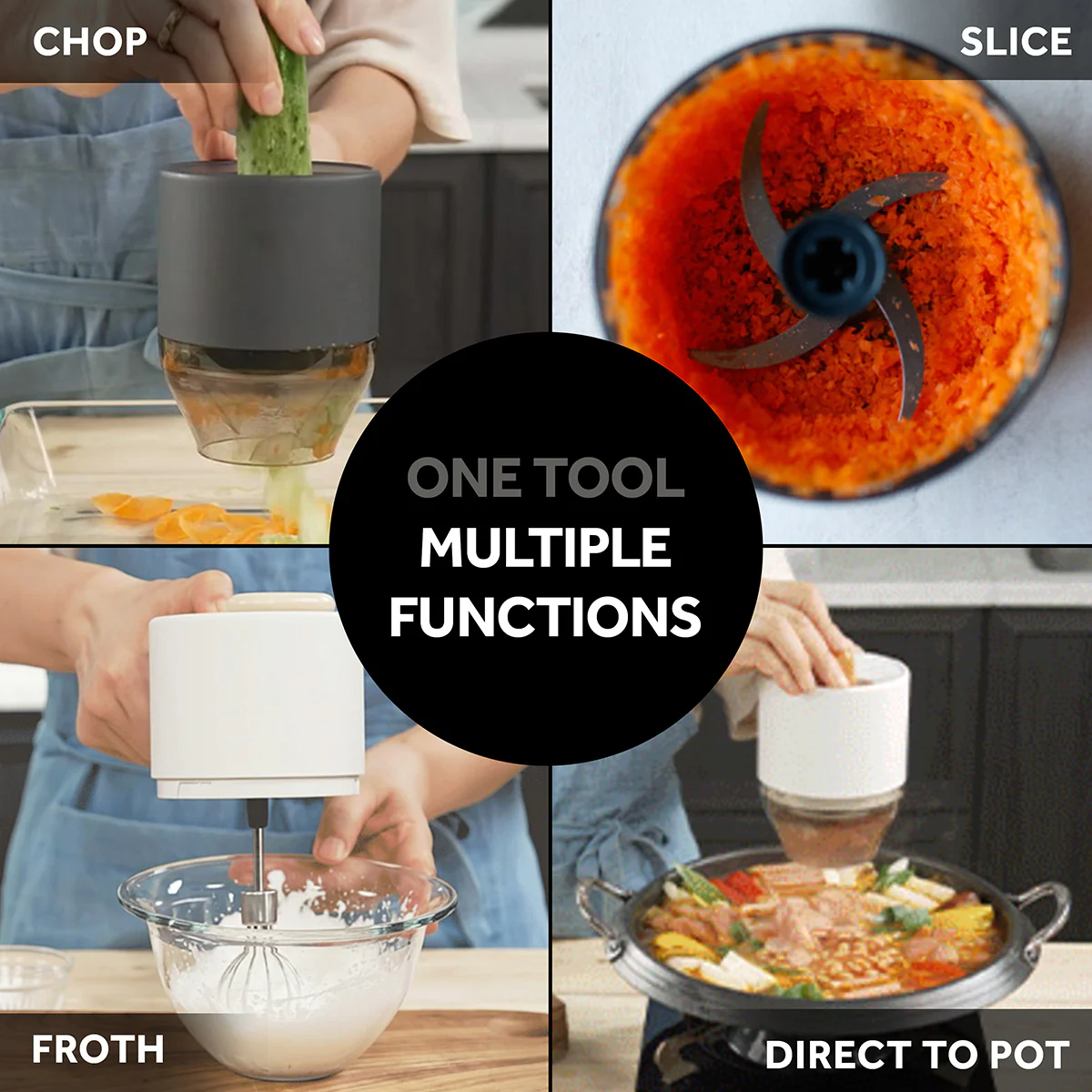 3-in-1 Cordless Food Prep System - Image 26