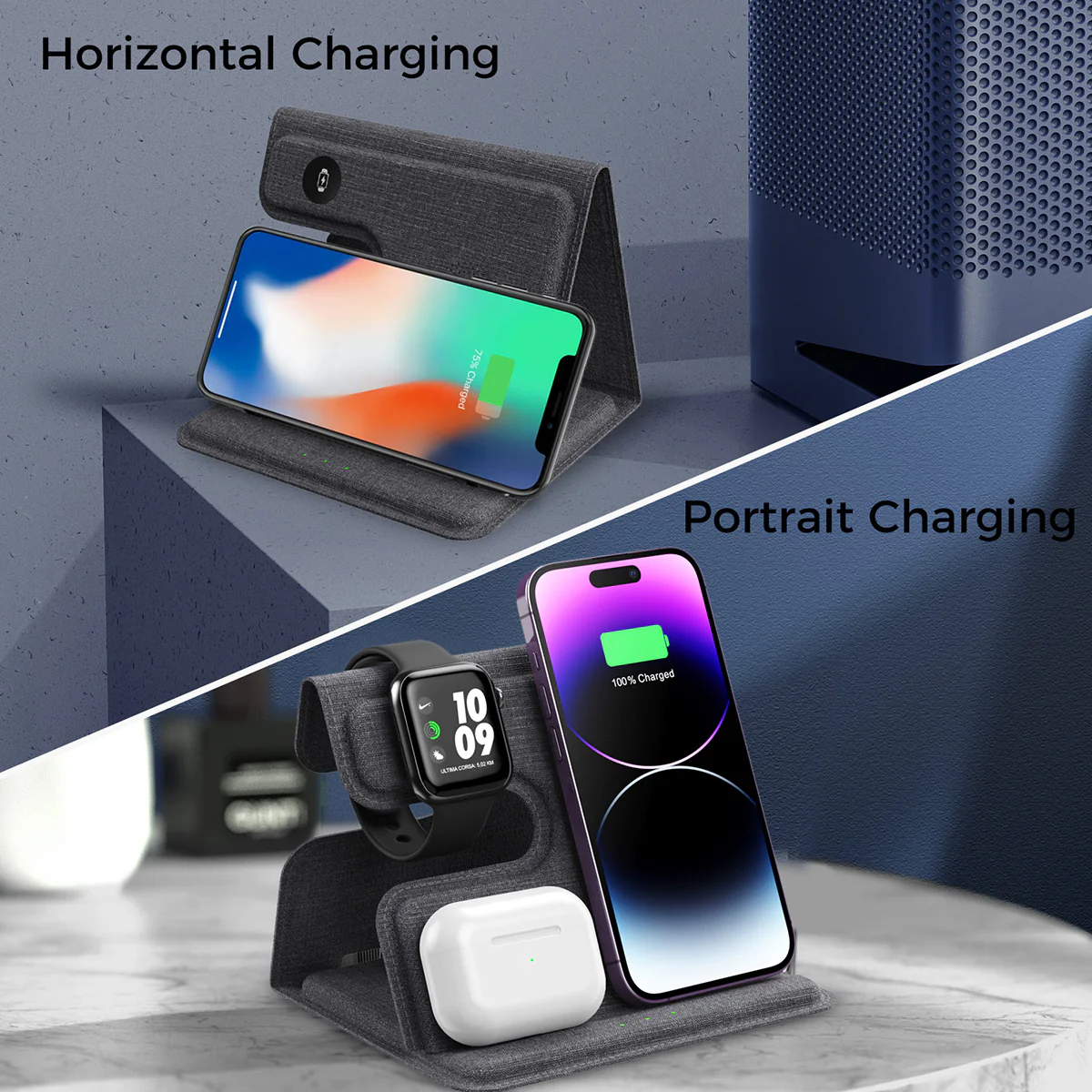 3-in-1 Foldable Wireless Charging Stand - Image 4