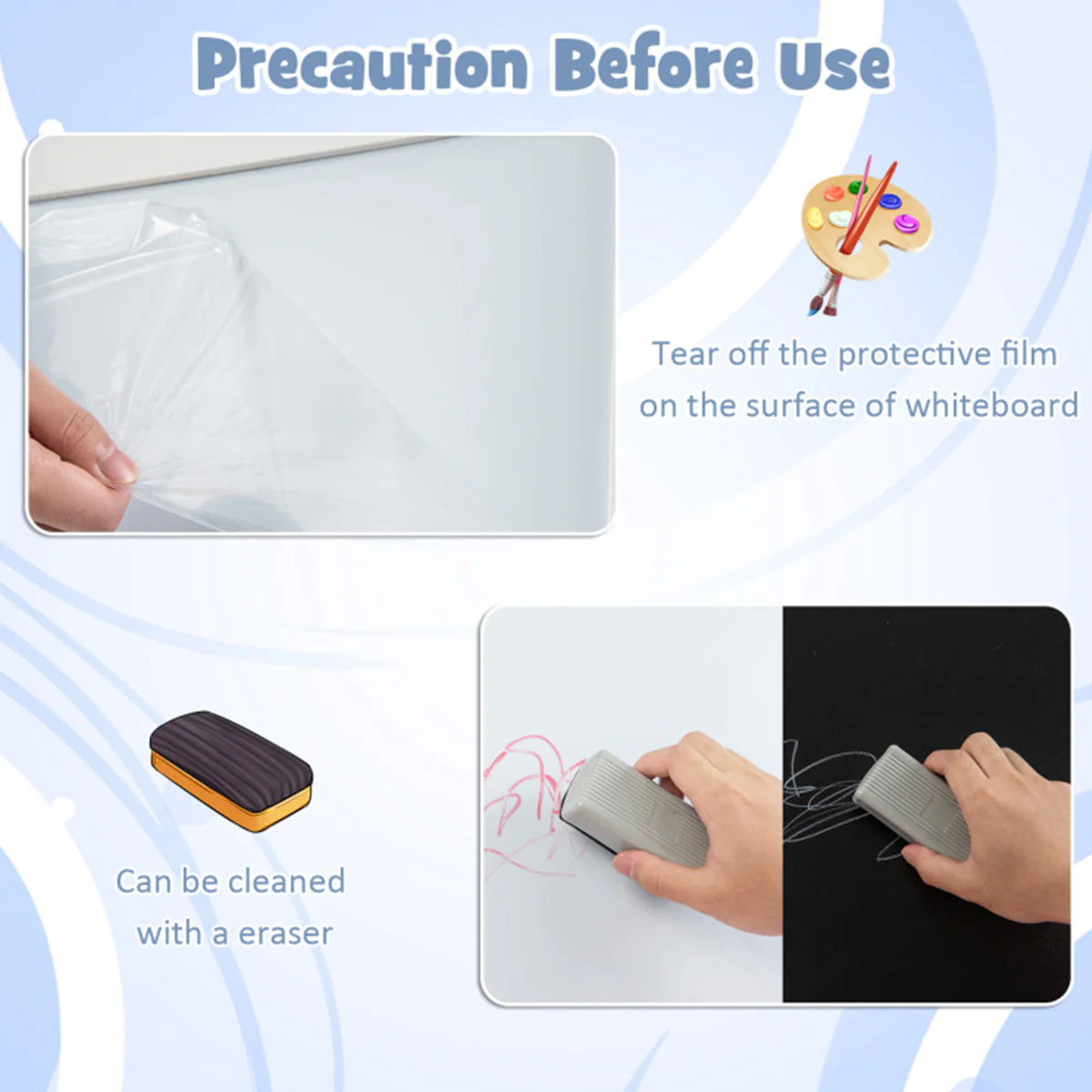 3-in-1 Kids Double-Sided Art Easel - Image 45