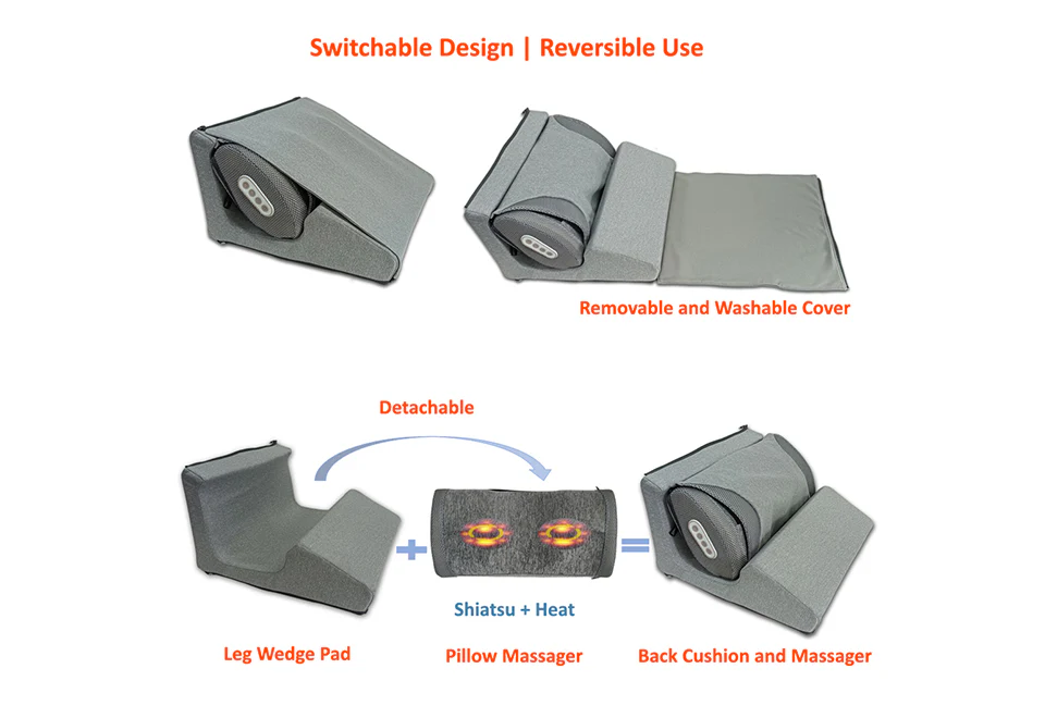 3-in-1 Massage Cushion with Heat - Image 4